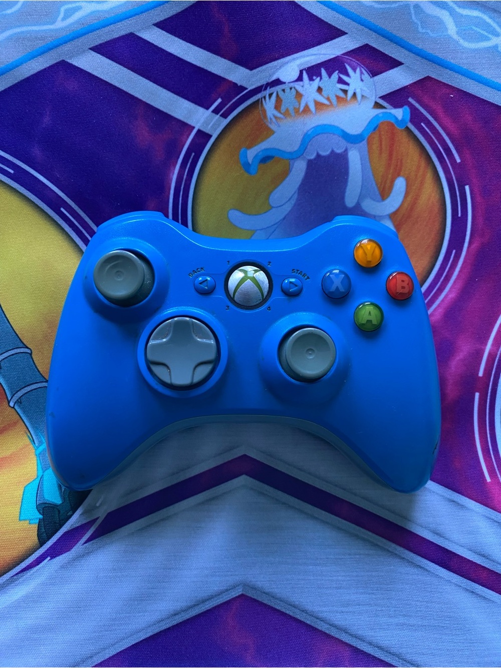 Official OEM Microsoft Xbox 360 Wireless Blue Controller